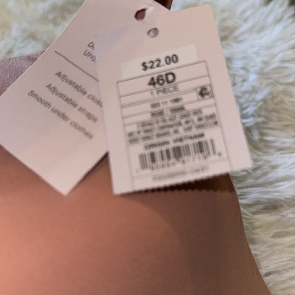 (B) nwt 46 D blush color Bra - Picture 4 of 5